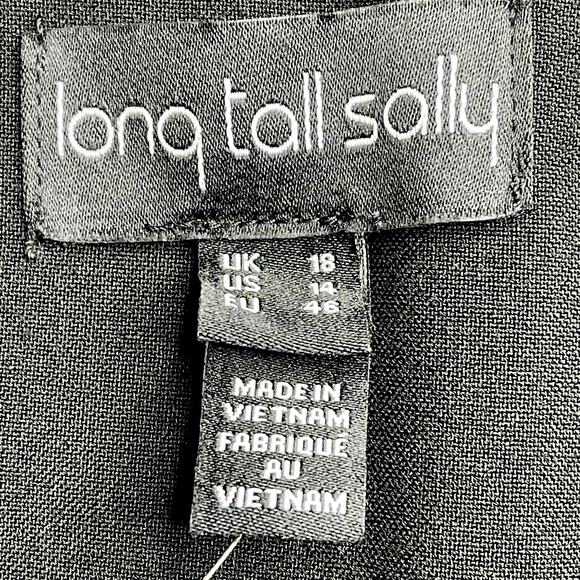 Long Tall Sally 9 to 5 Suit Culottes Black 14 NEW - Picture 4 of 8
